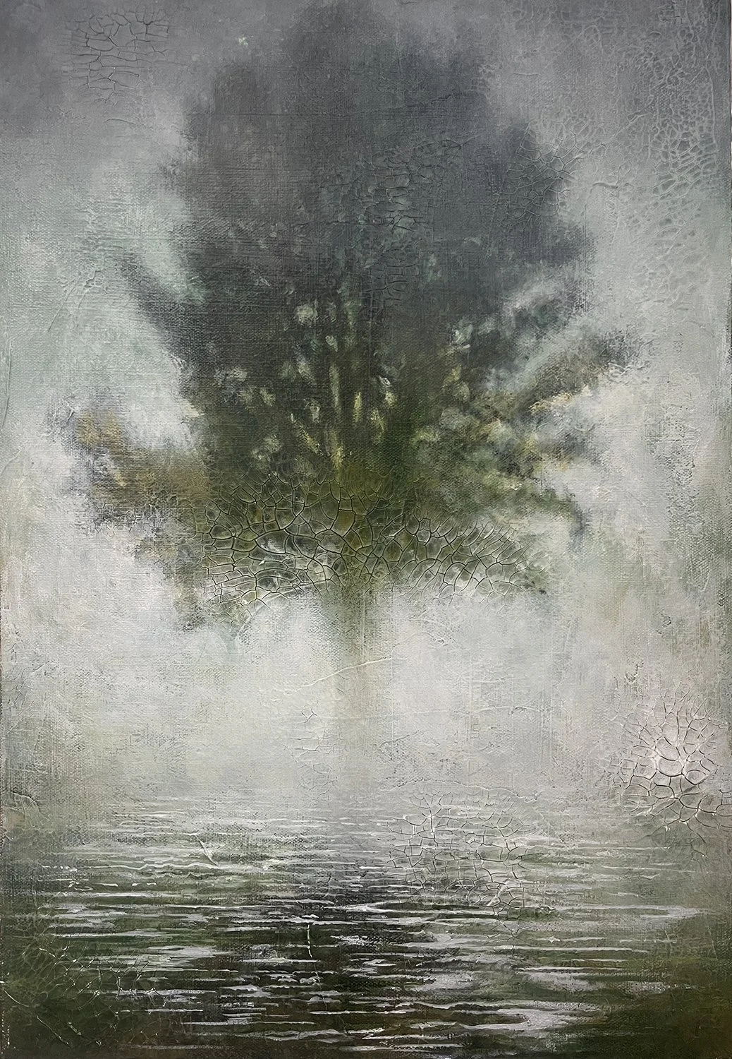 Liminal 002 - 13" x 19" - acrylic on canvas