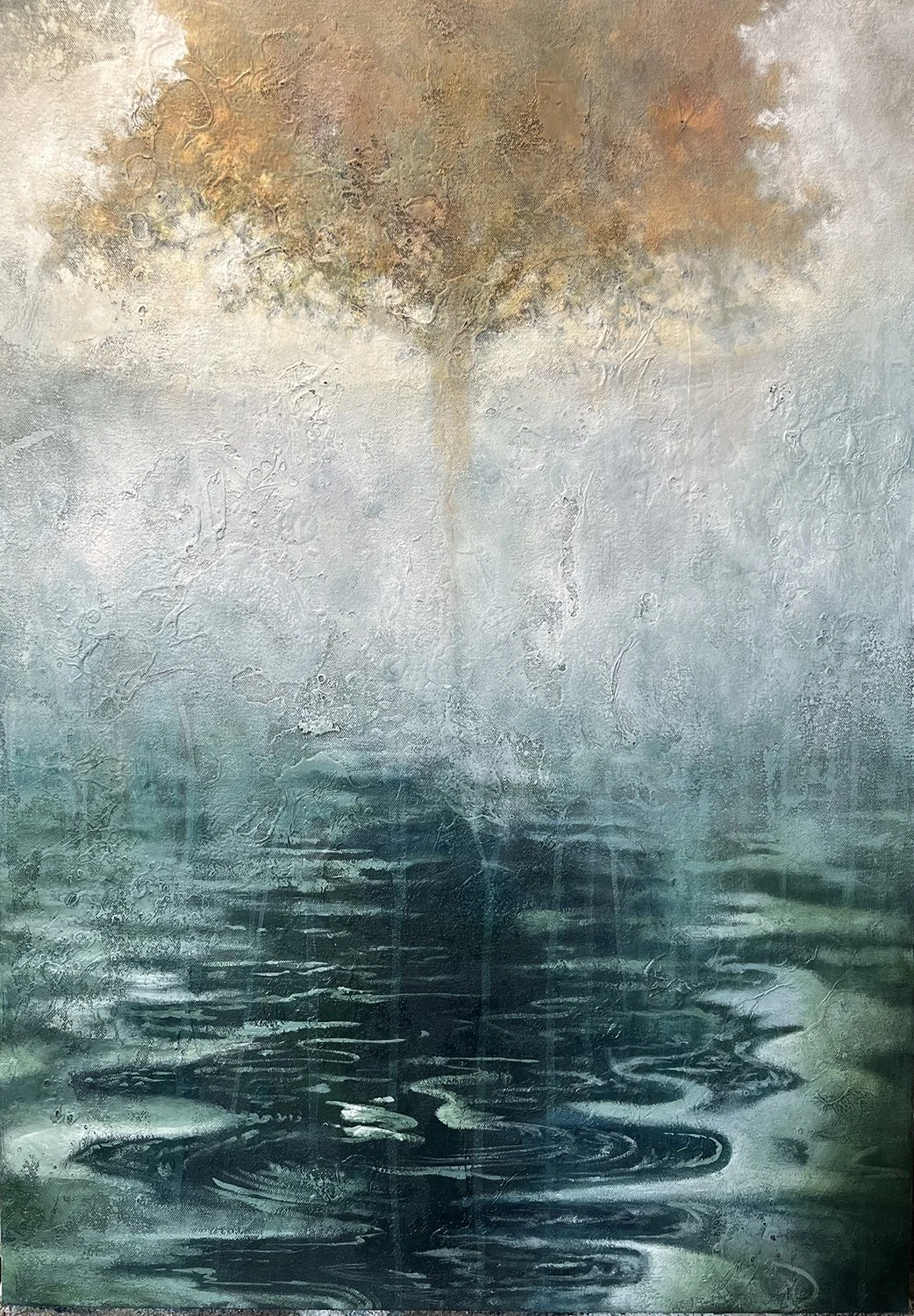 Liminal 003 - 21" x 30" - acrylic on canvas