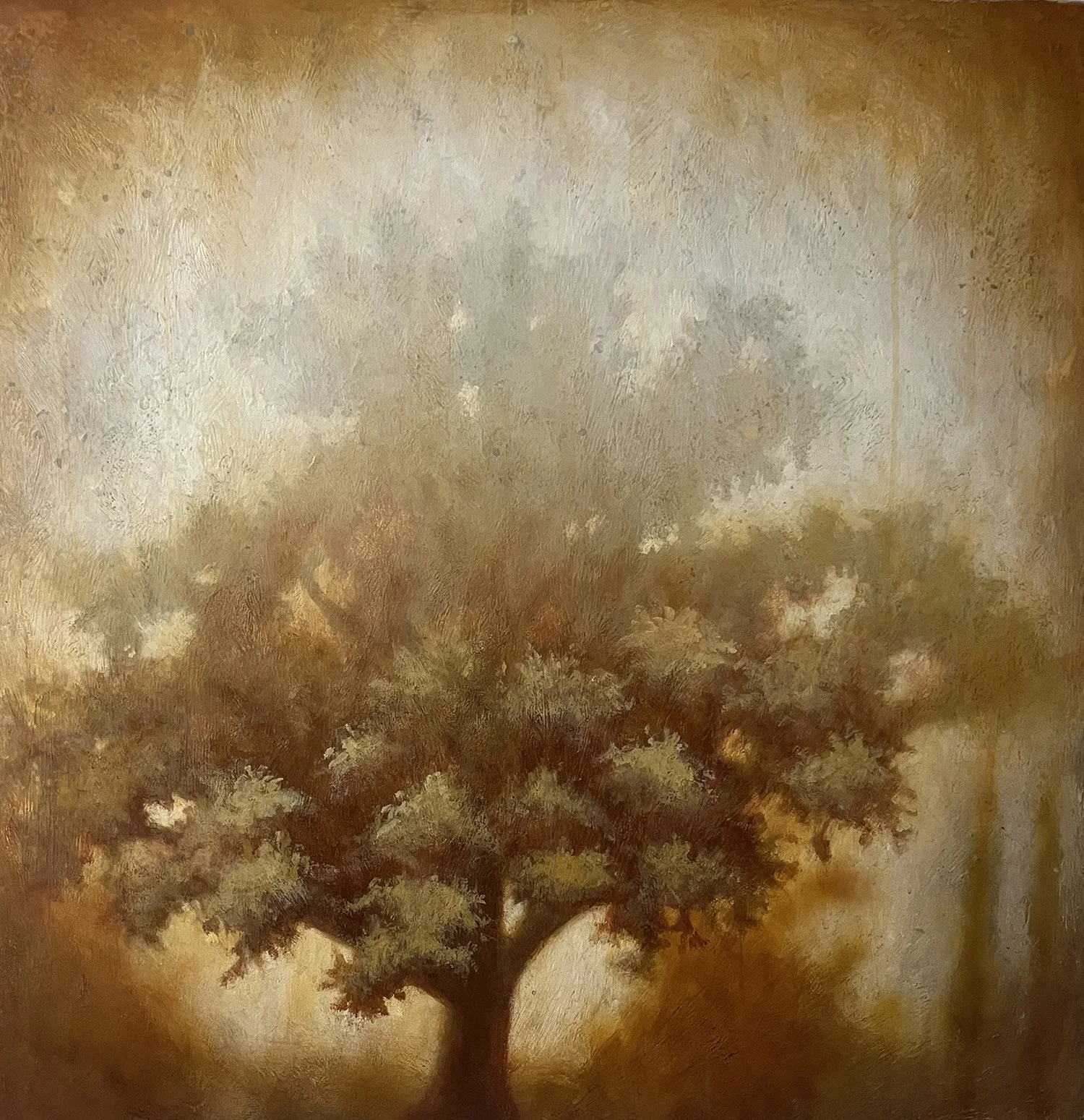 Monochrome Memory 008 - 30" x 30" - acrylic on canvas