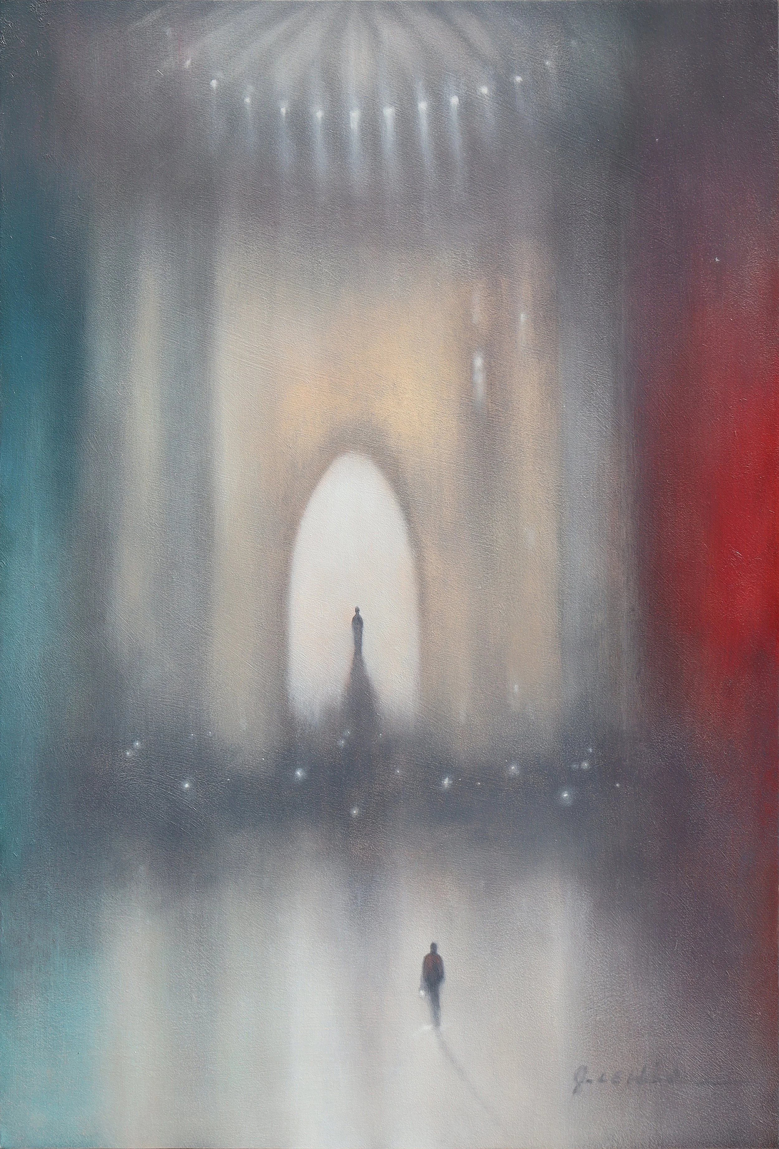 Cathedral - 24" x 36" - oil on board