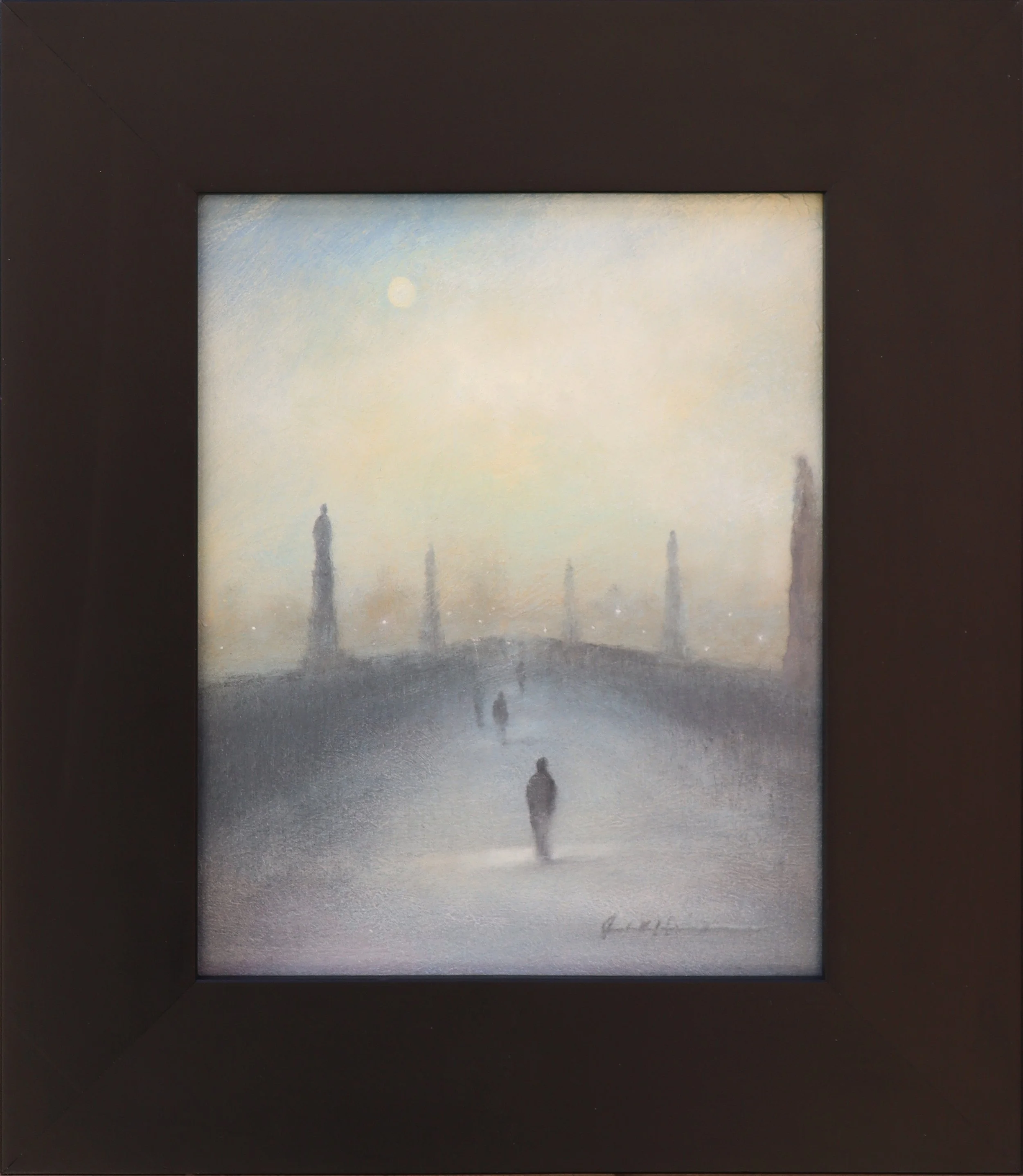 Standing on the Shoulders of Giants - 8" x 10" - oil on board
