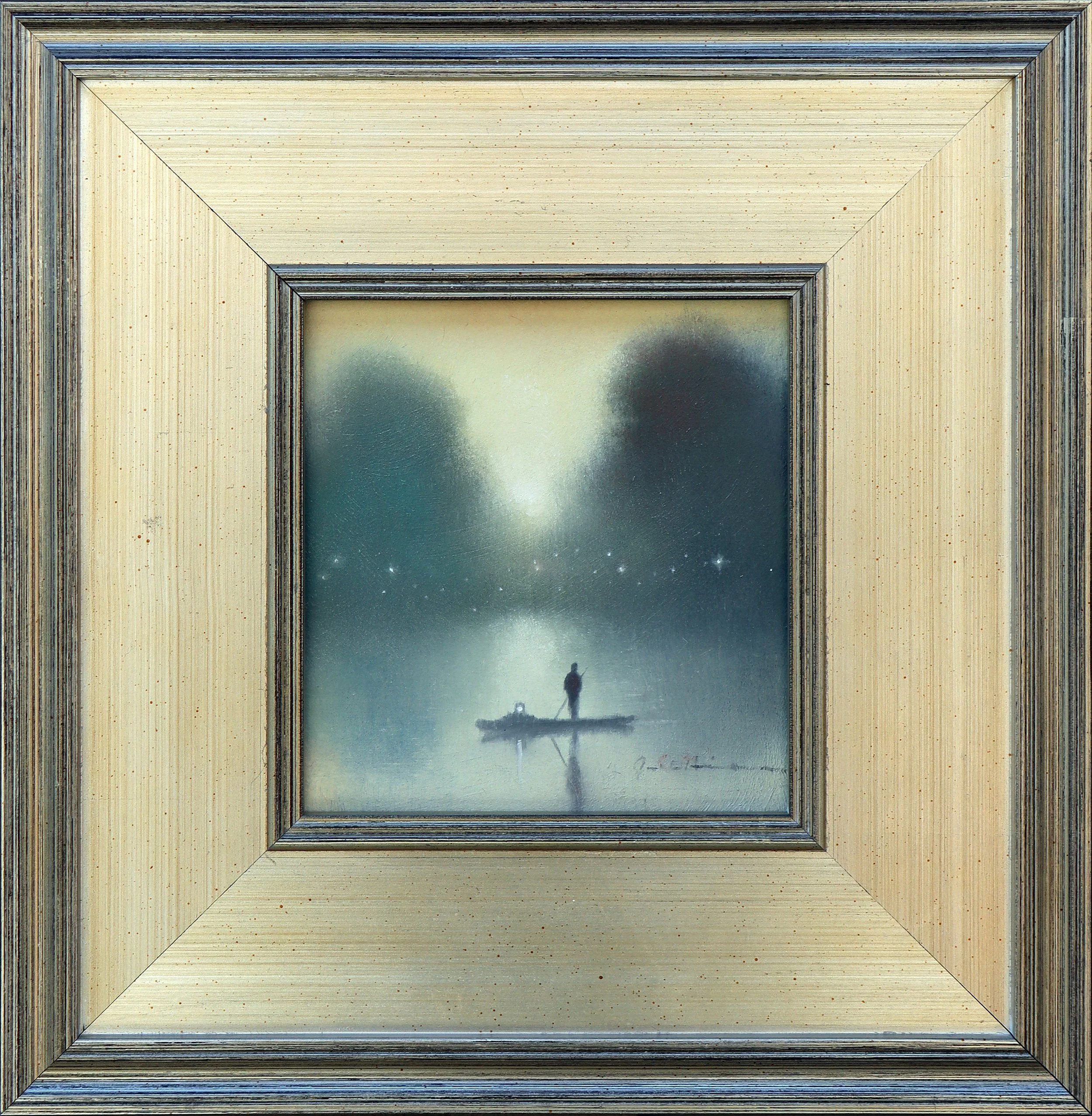 Traveler - 7¼" x 7¾" - oil on board