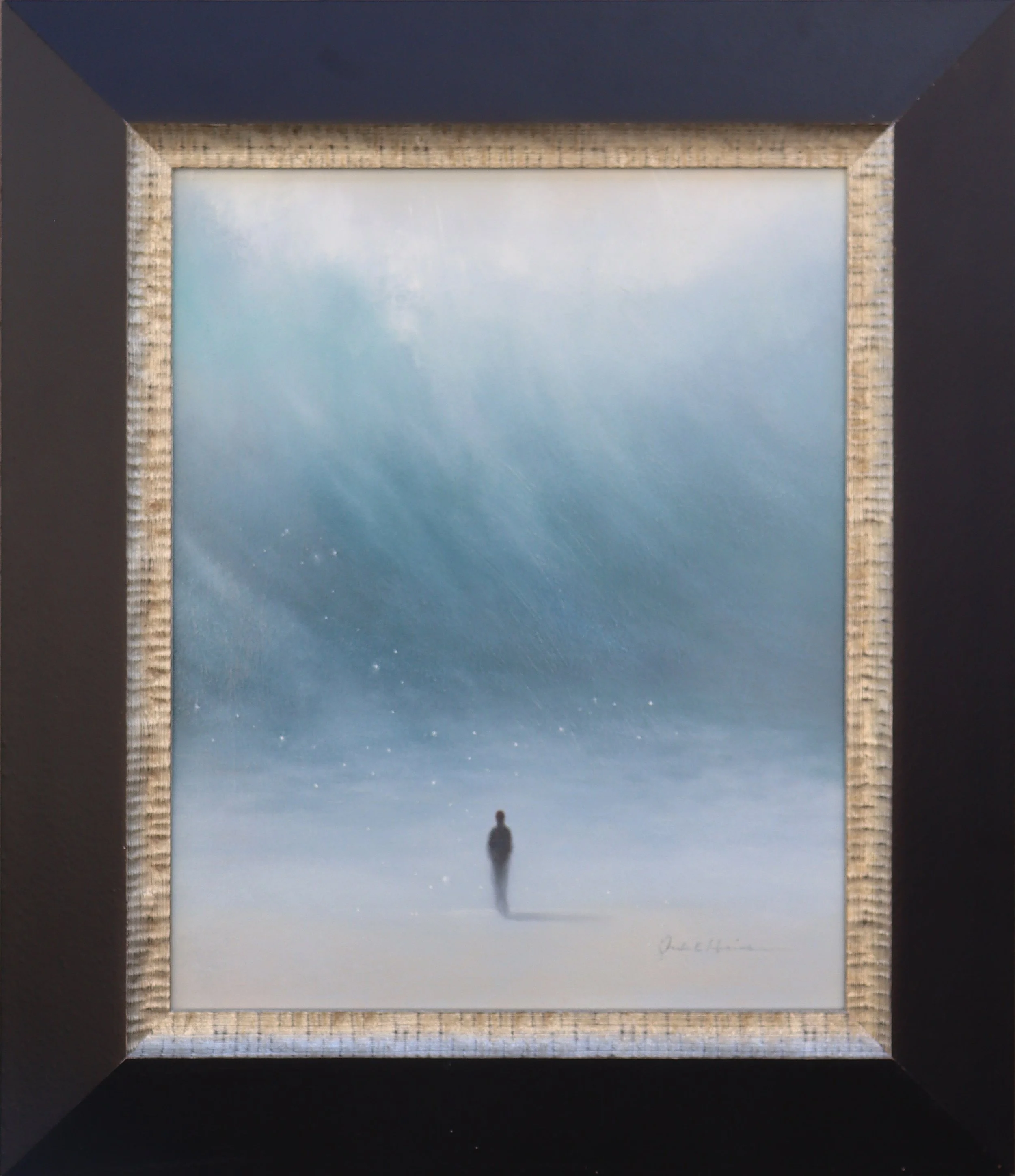 Wave - 16" x 20" - oil on board