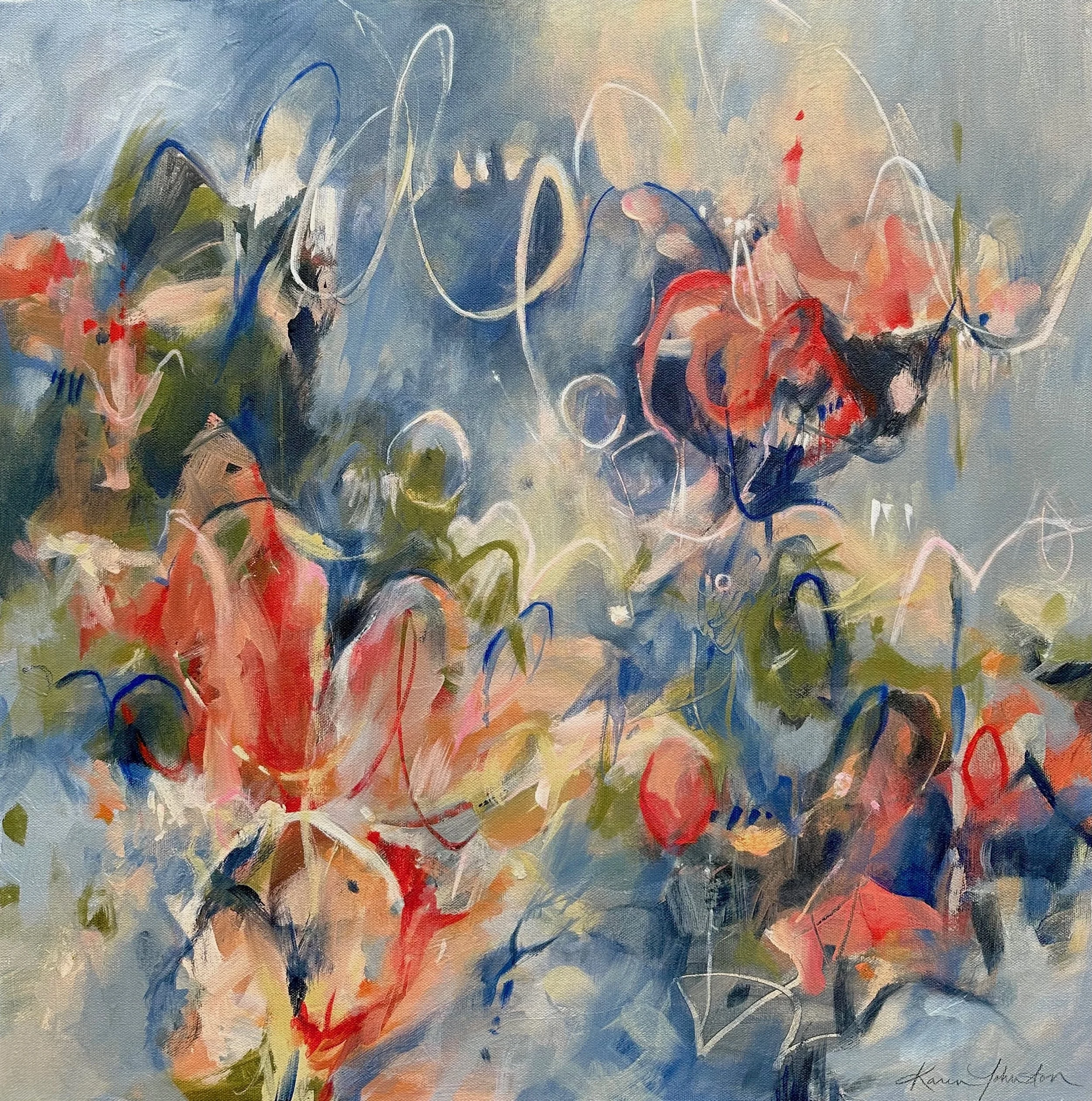 Love Letter - 24" x 24" - acrylic on canvas
