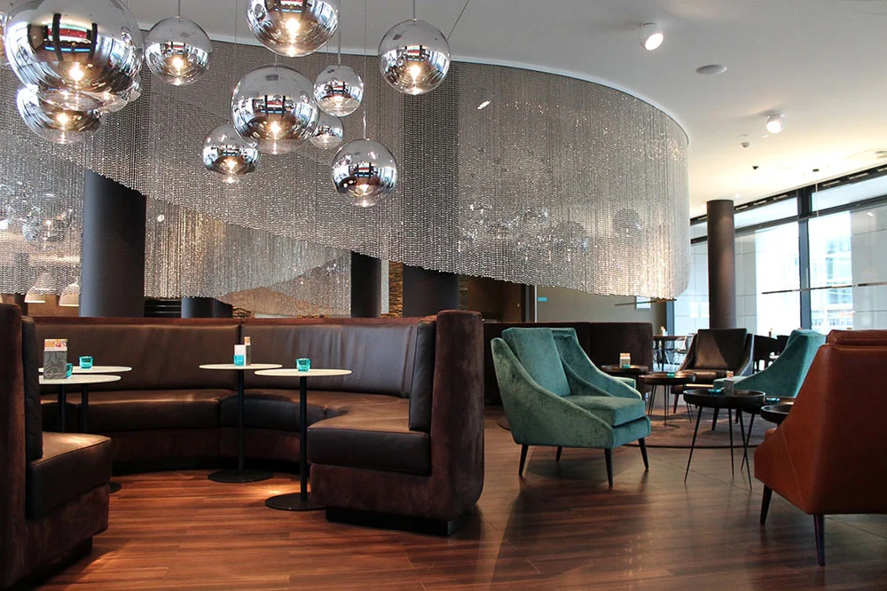 Featuring our Obama armchairs. Photo © Motel One Messe, Frankfurt, Germany