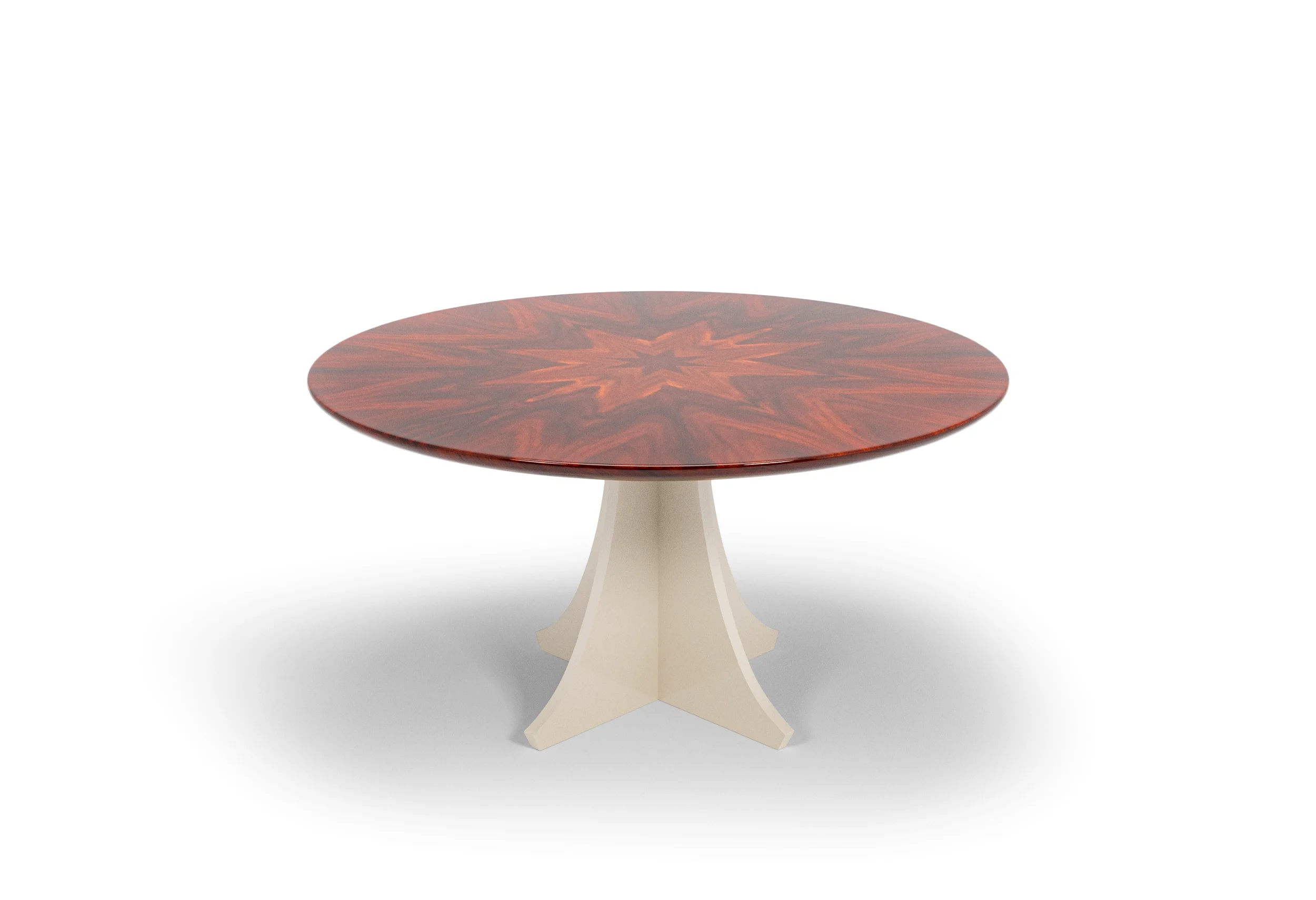 Loop in Pau Ferro and Lacquered base
