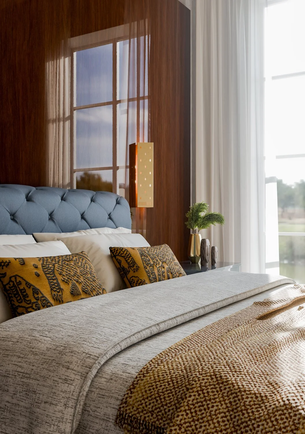 Chesterfield Bed Detail