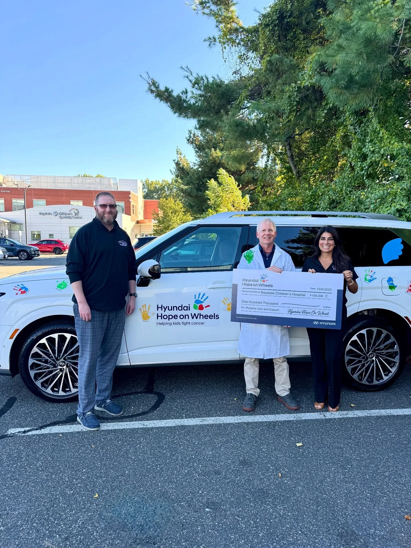 Attending the Hyundai Hope On Wheels Grant Ceremony at Baystate Children&rsquo;s Hospital was truly inspiring. 💙

We are honored to collaborate with our local Hyundai dealers to contribute a $100,000 grant supporting pediatric cancer research throug