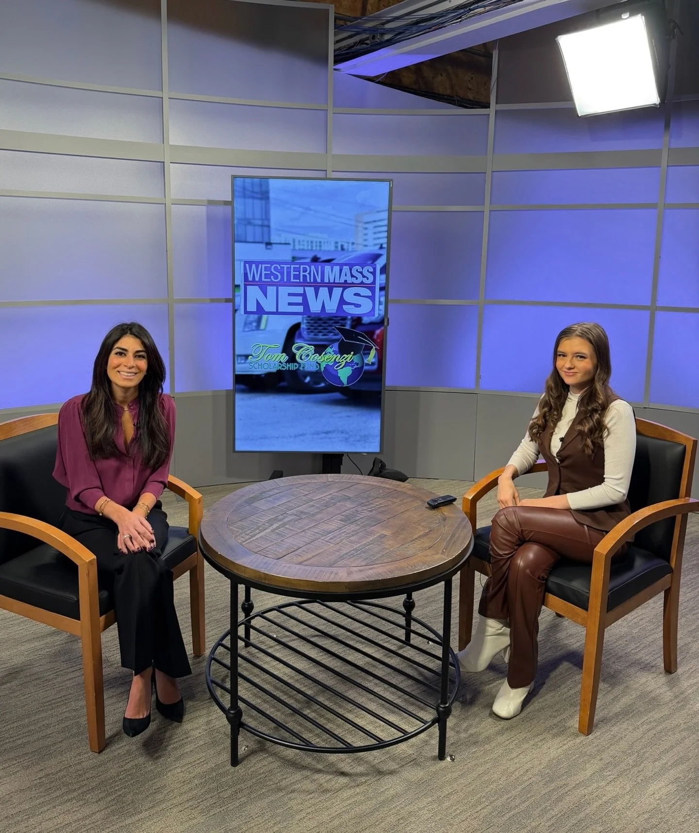 Always a great time chatting with @sloanewick_journalist and @wmassnews &mdash;thank you so much for having me!
 So grateful for the chance to talk about the Tom Cosenzi Scholarship, something that means so much to me and my family, in honor of my da