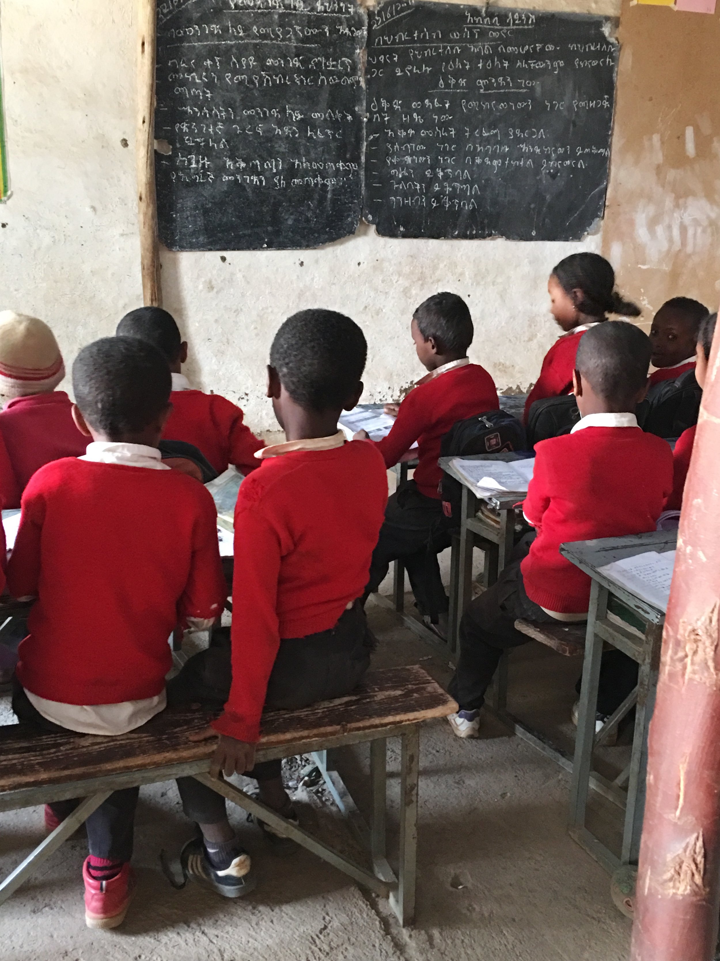 children attending class at Lawan Kinderdorf