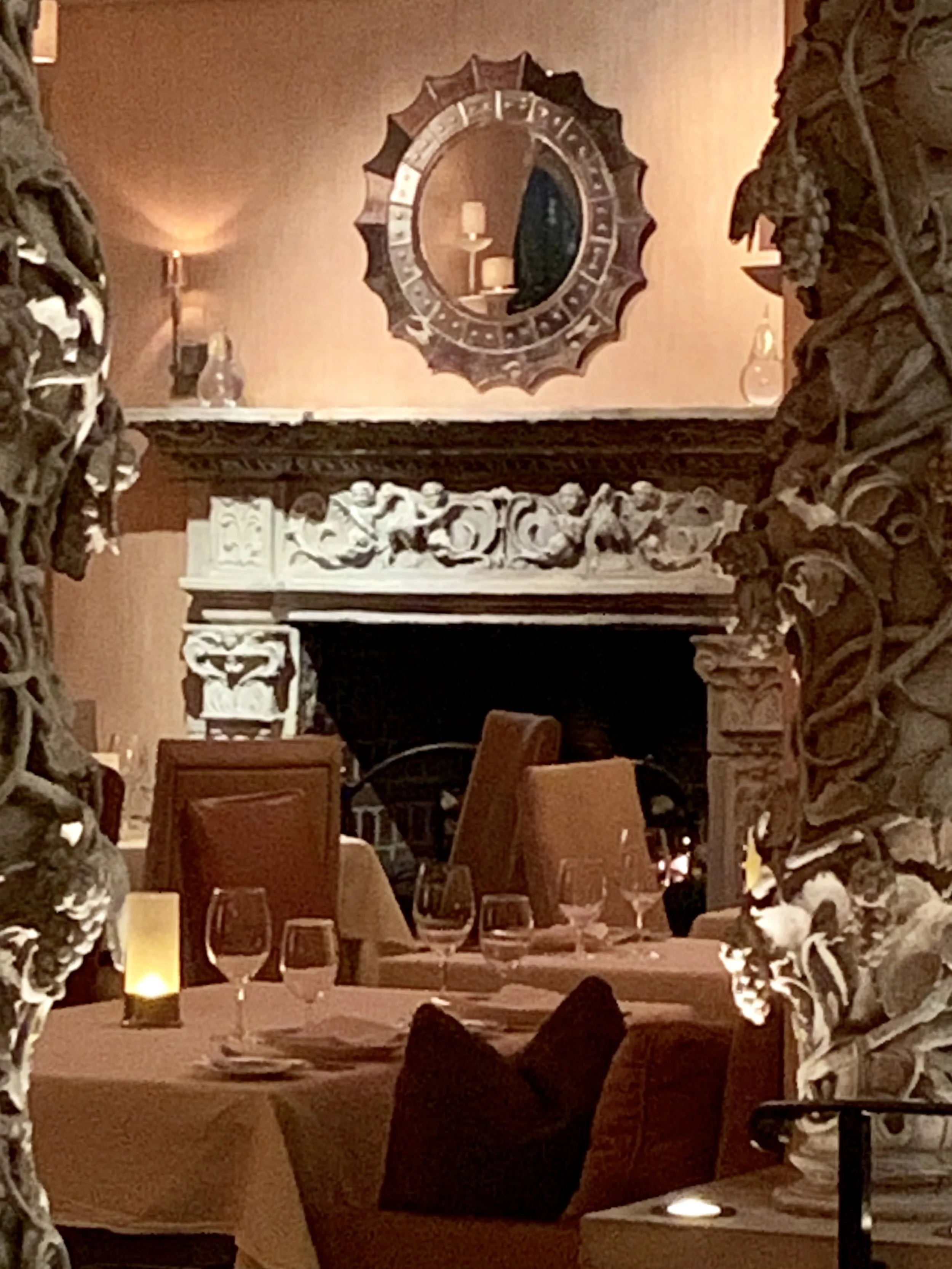 The dining room at The Mansion on Turtle Creek.