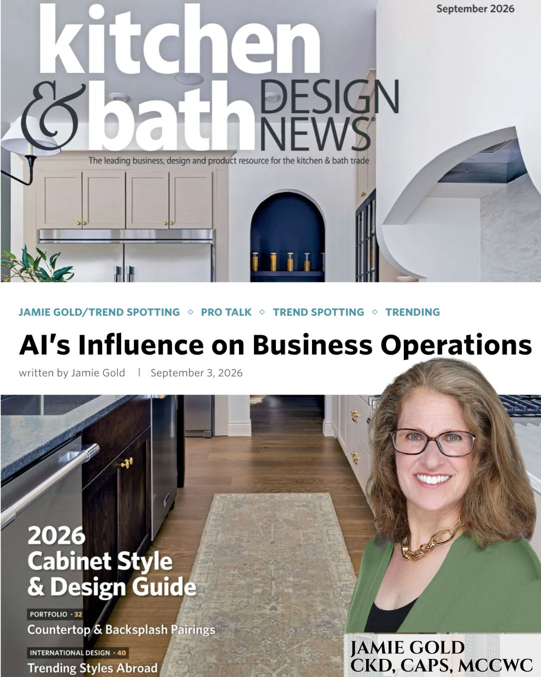 How AI Is Impacting Business Operations In The Kitchen and Bath Industry 