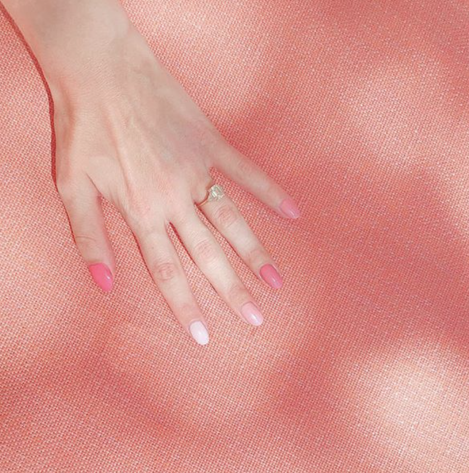 Ombre in your wedding colors