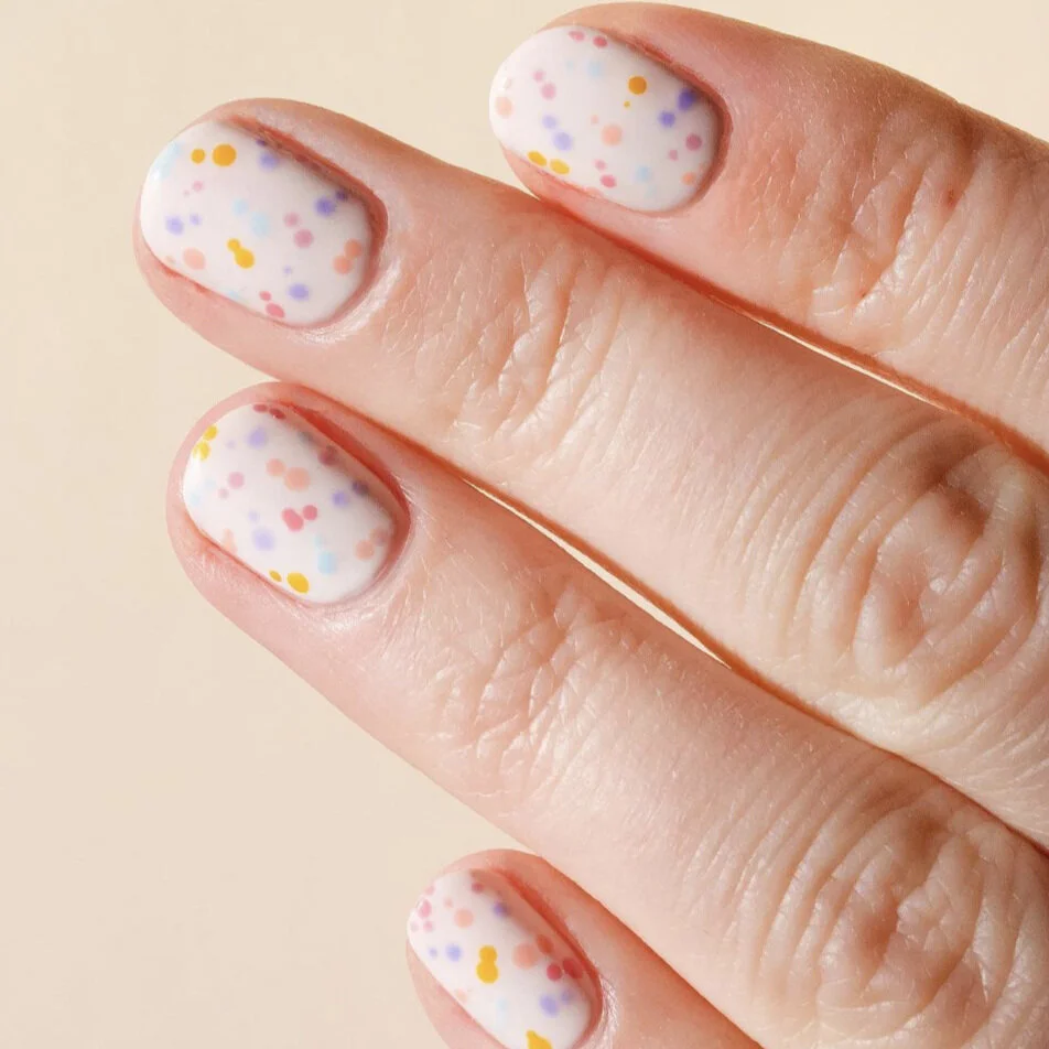 Adorable tiny confetti party