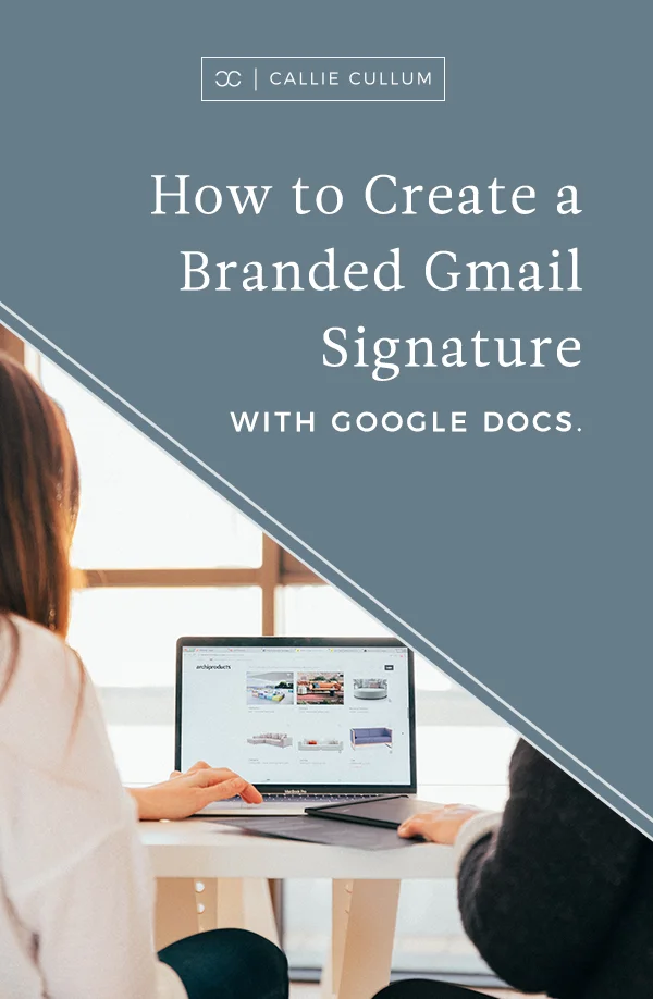 How to Create a Branded Gmail Signature with Google Docs