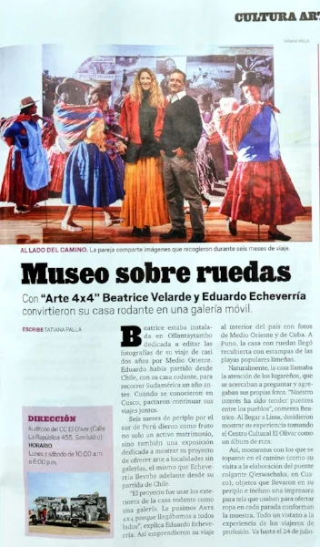 Revista Somos. Exposición "ARTE 4X4"