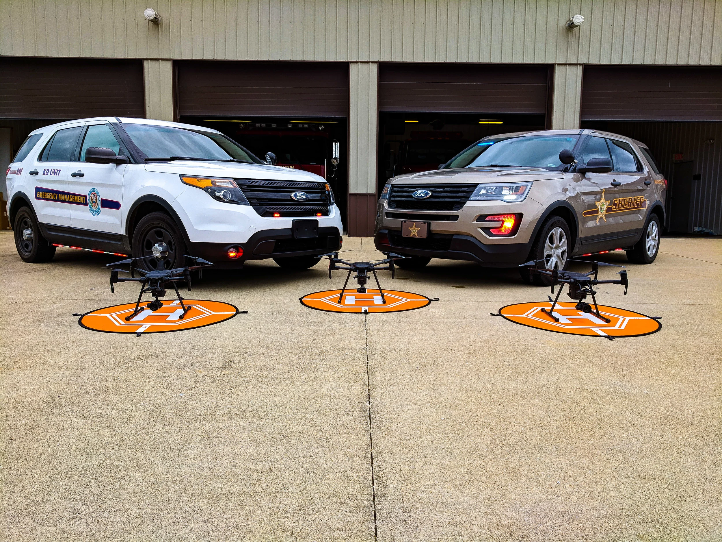 The Vigo County UAS team with unmanned aircraft will be available to assist in other area counties. Photo: Vigo County Sheriff's Department