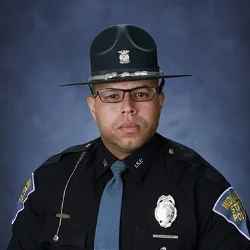 Trooper with AED revives fallen pedestrian
