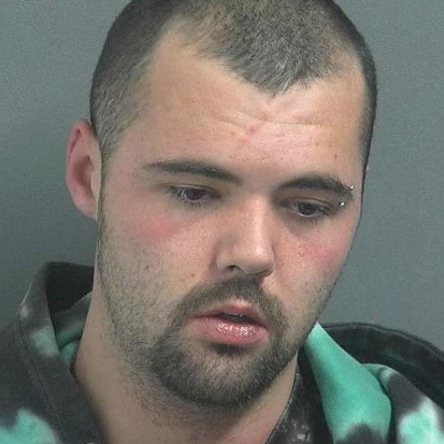 Officers arrest man who took off out the back door and through the woods