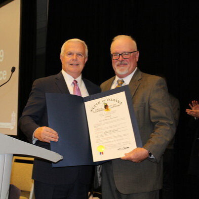 Former Greene County Prosecutor David Powell awarded Sagamore of the Wabash
