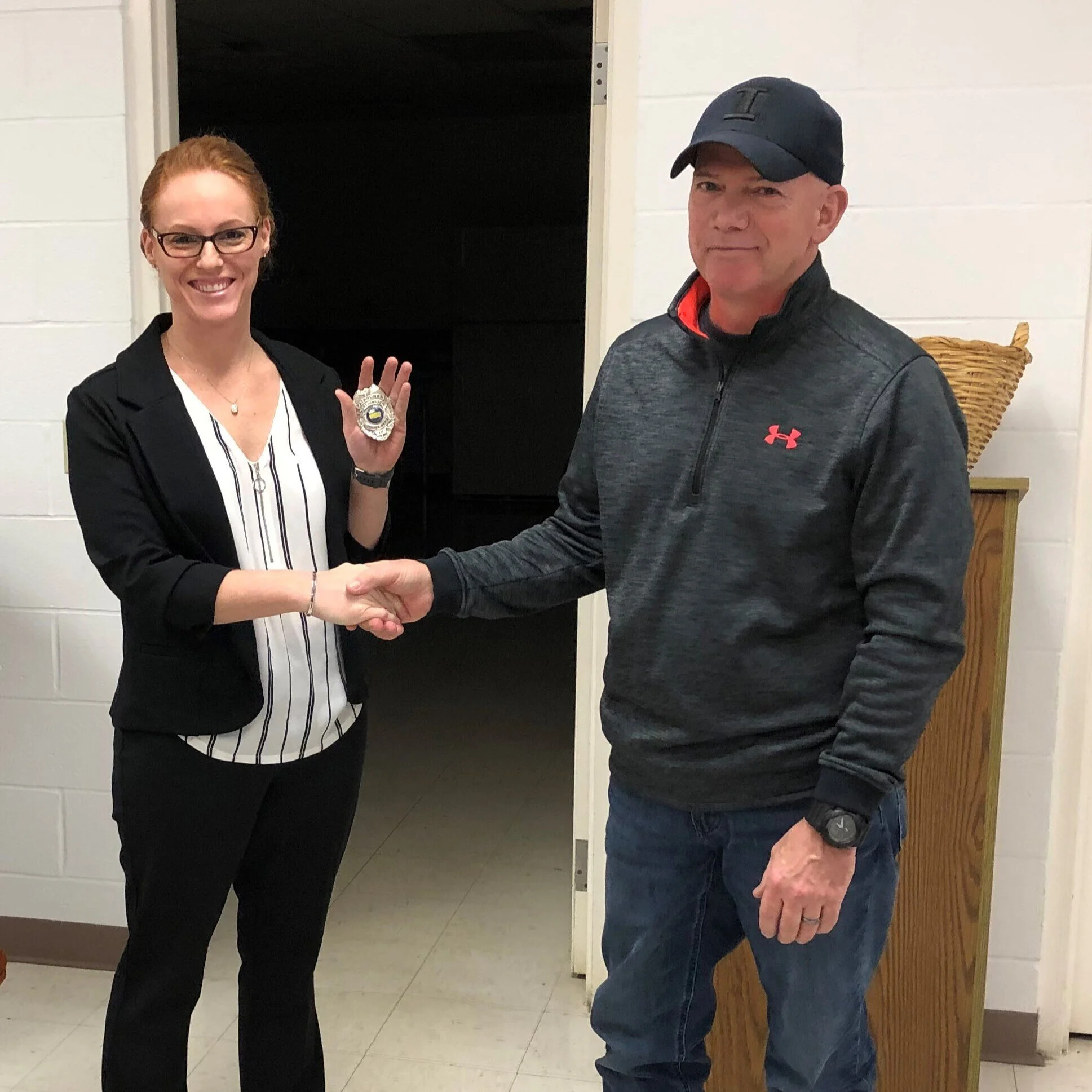 Brittany Allen sworn in as WPD Deputy Marshal