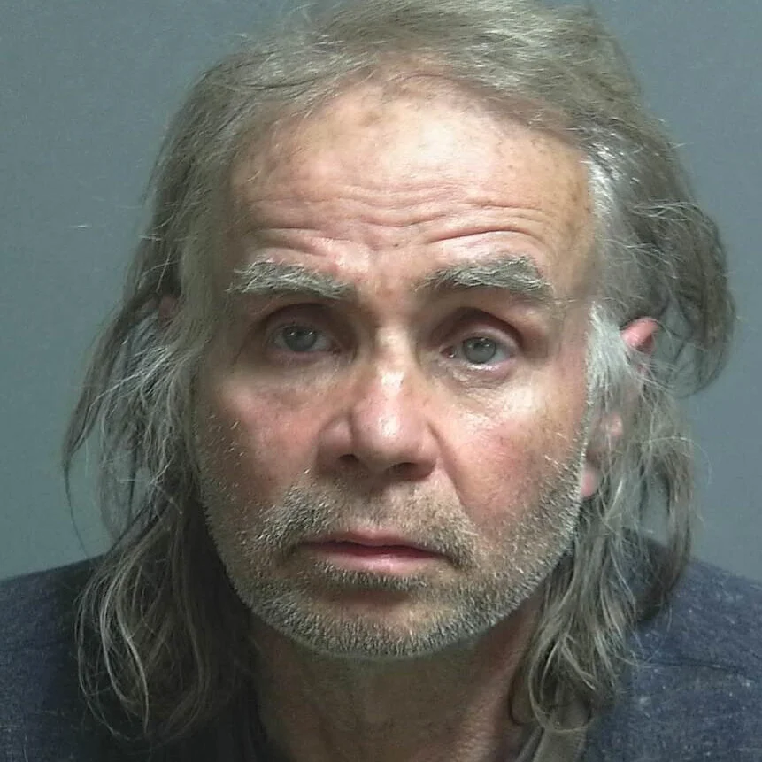 Driver stopped for dragging something on a highway with sparks flying