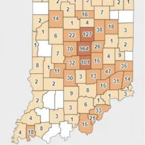 Statewide case count announced, as of Tuesday, March 31, 10 am