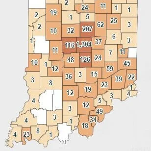 Statewide case count announced, as of Thursday, April 2