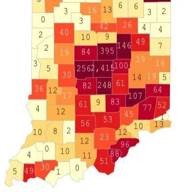 Statewide case counts announced, as of Thursday, April 9, at 10 am; Greene County steady with 12 cases, no deaths, now 109 tested