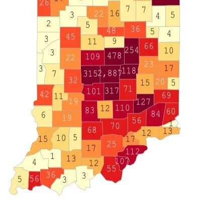 Statewide case counts, as of Sunday, April 12, at 10 am; Greene County jumps to 19 cases with one death, 139 tested