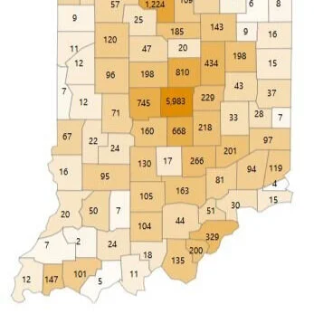 Statewide case counts as of Saturday, May 2 at 12 noon