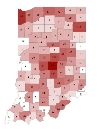 Deaths by county