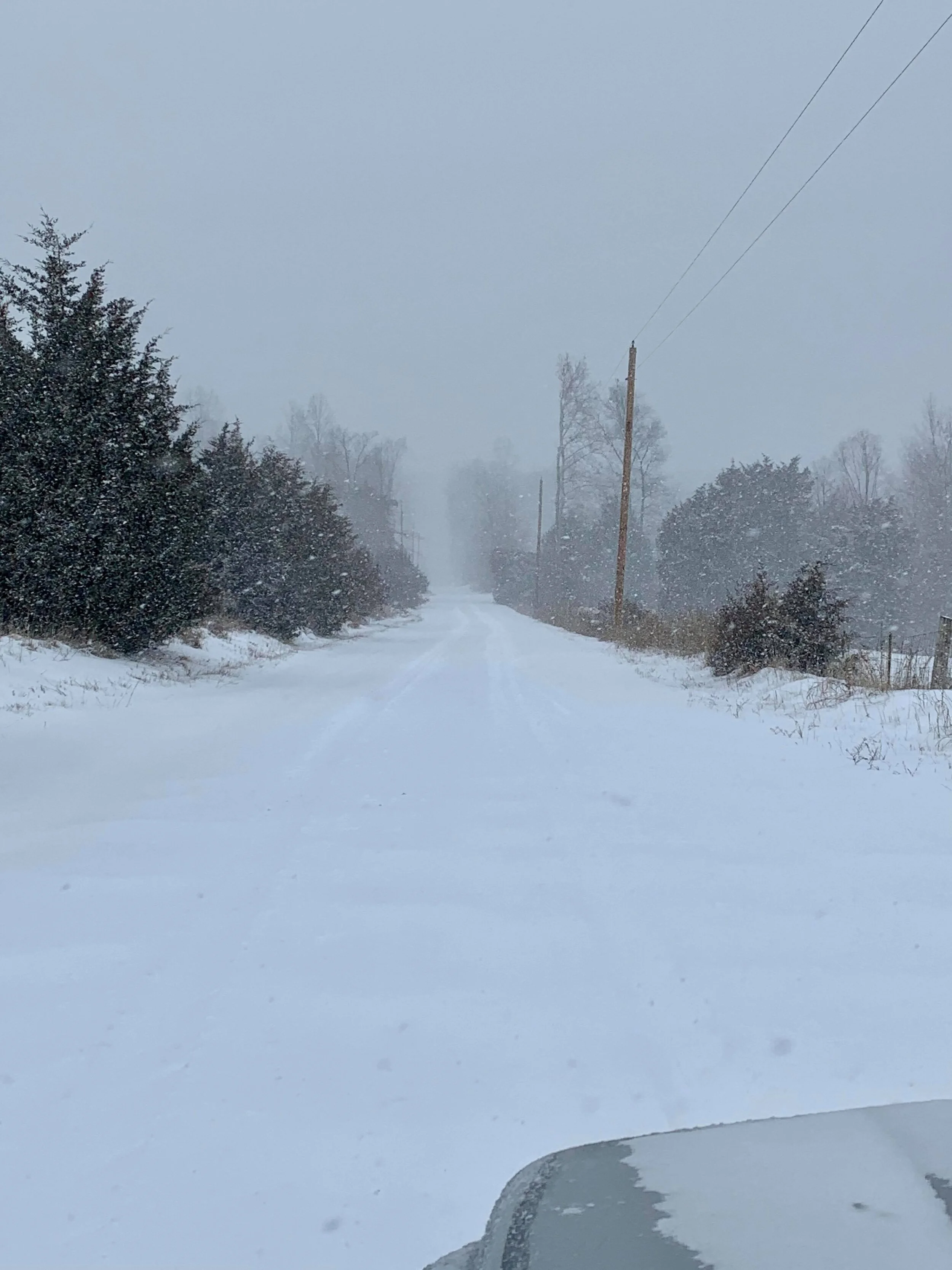 Country road north of Worthington by Donna Egenolf