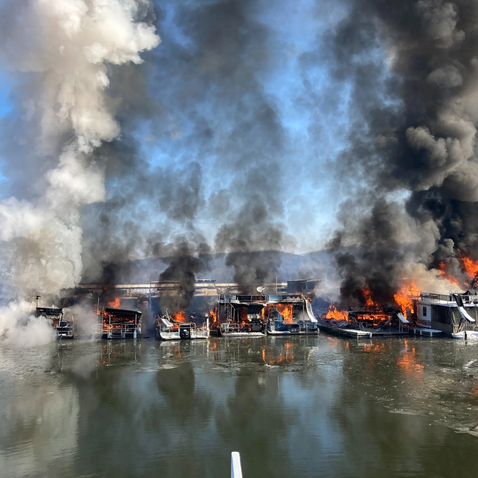 Elsewhere: Boats destroyed in fire at Patoka Lake on Friday morning