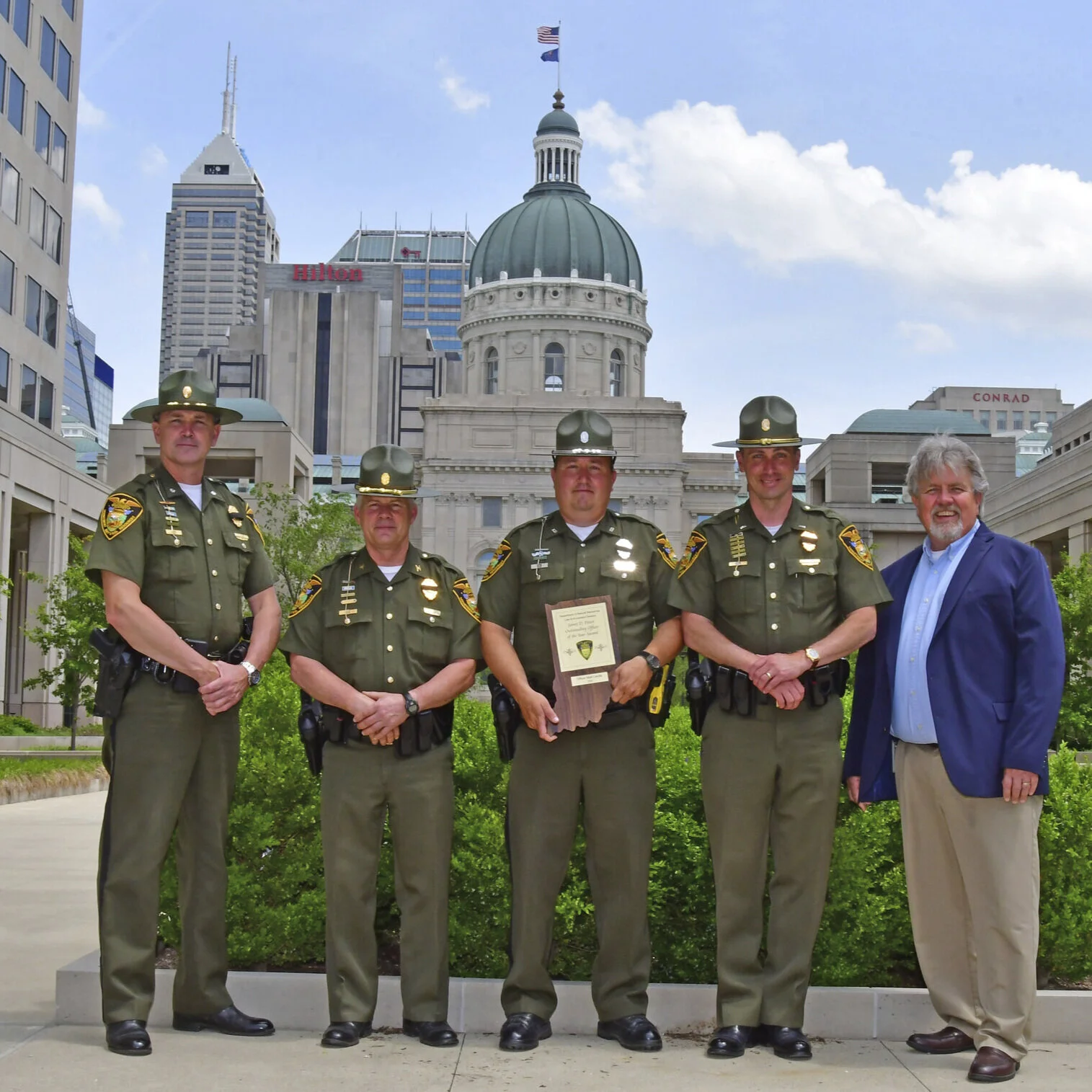 Conservation Officers hold memorial service and awards ceremony; ICOs in local District (including Greene Co) recognized