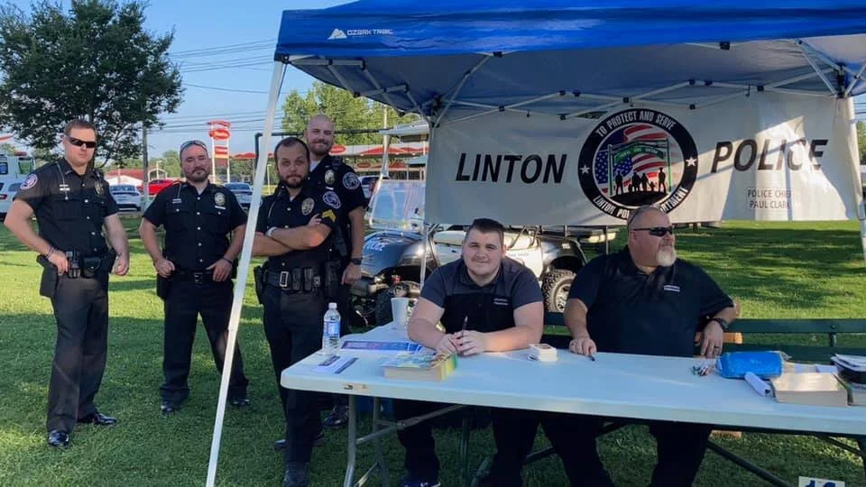 Linton Police Department officers