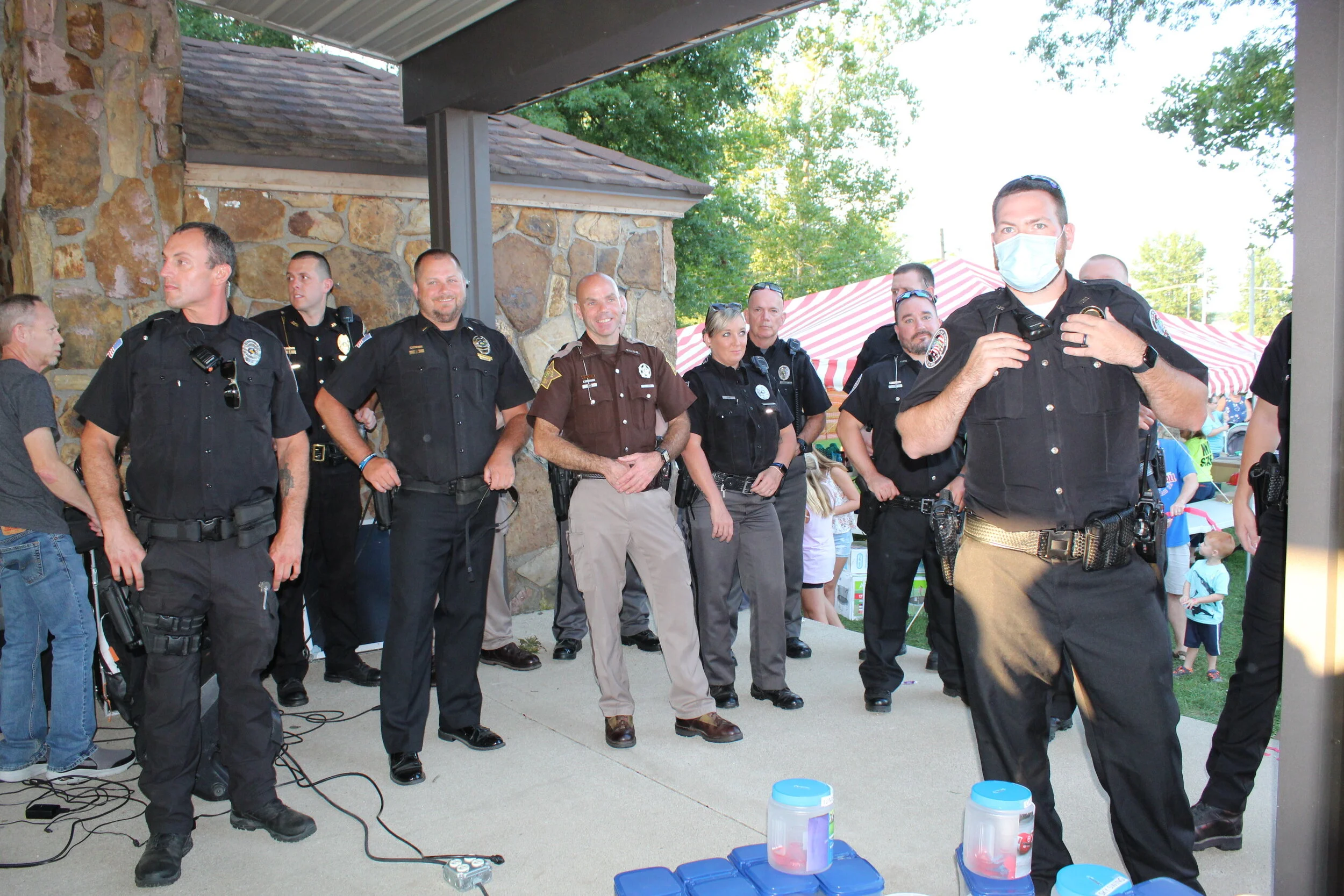  Law Enforcement on Stage 