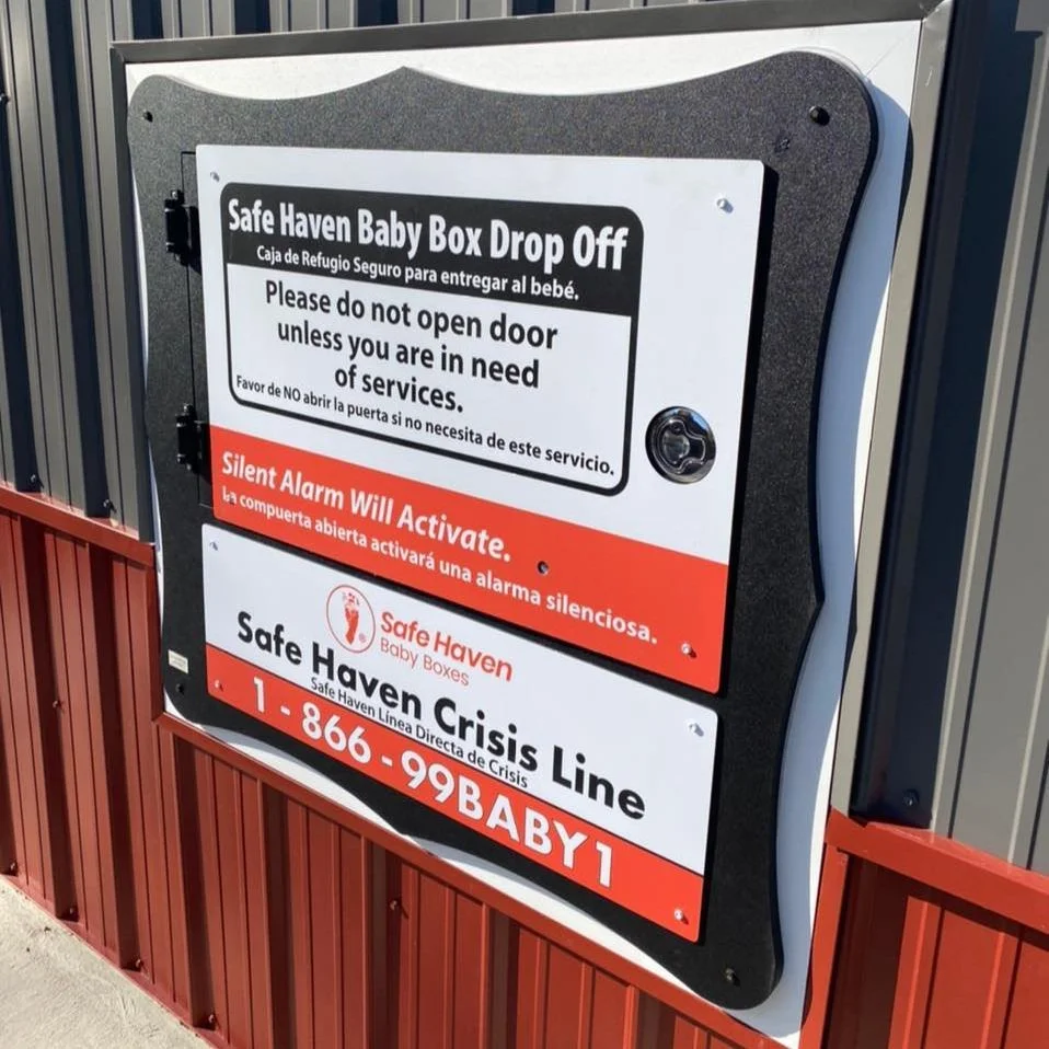 Tuesday at 1 pm: Blessing the new Safe Haven Baby Box at Linton Fire Department