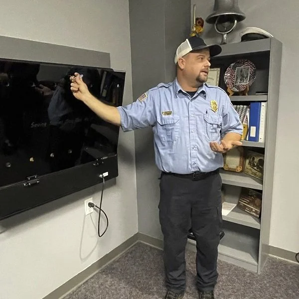 Safe Haven Baby Box at Linton Fire Department is blessed, and ready to be a blessing
