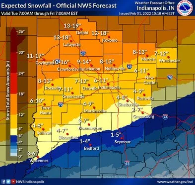 INDOT prepares for major winter storm statewide, asks motorists to avoid unnecessary travel
