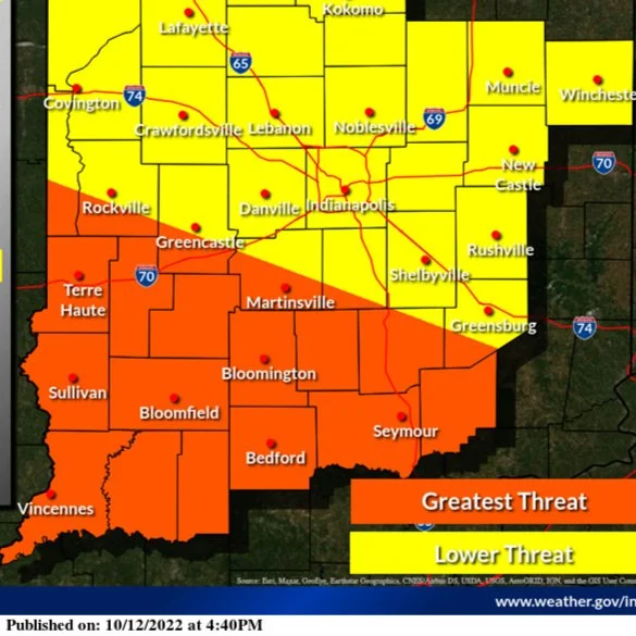 National Weather Service warns of elevated fire weather risk on Thursday