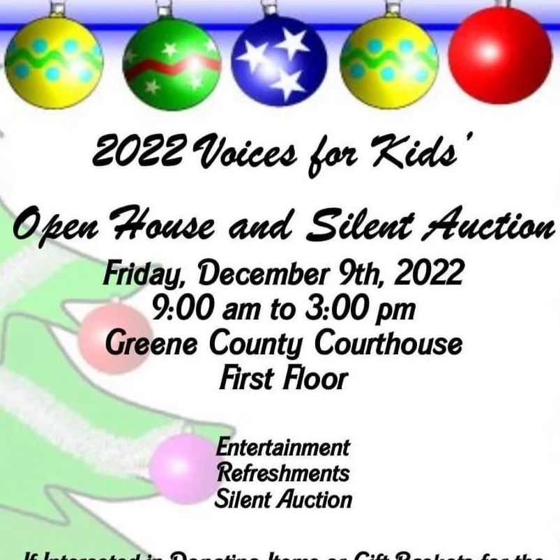 CASA accepting donations until Dec 5 for annual Voices for Kids Silent Auction