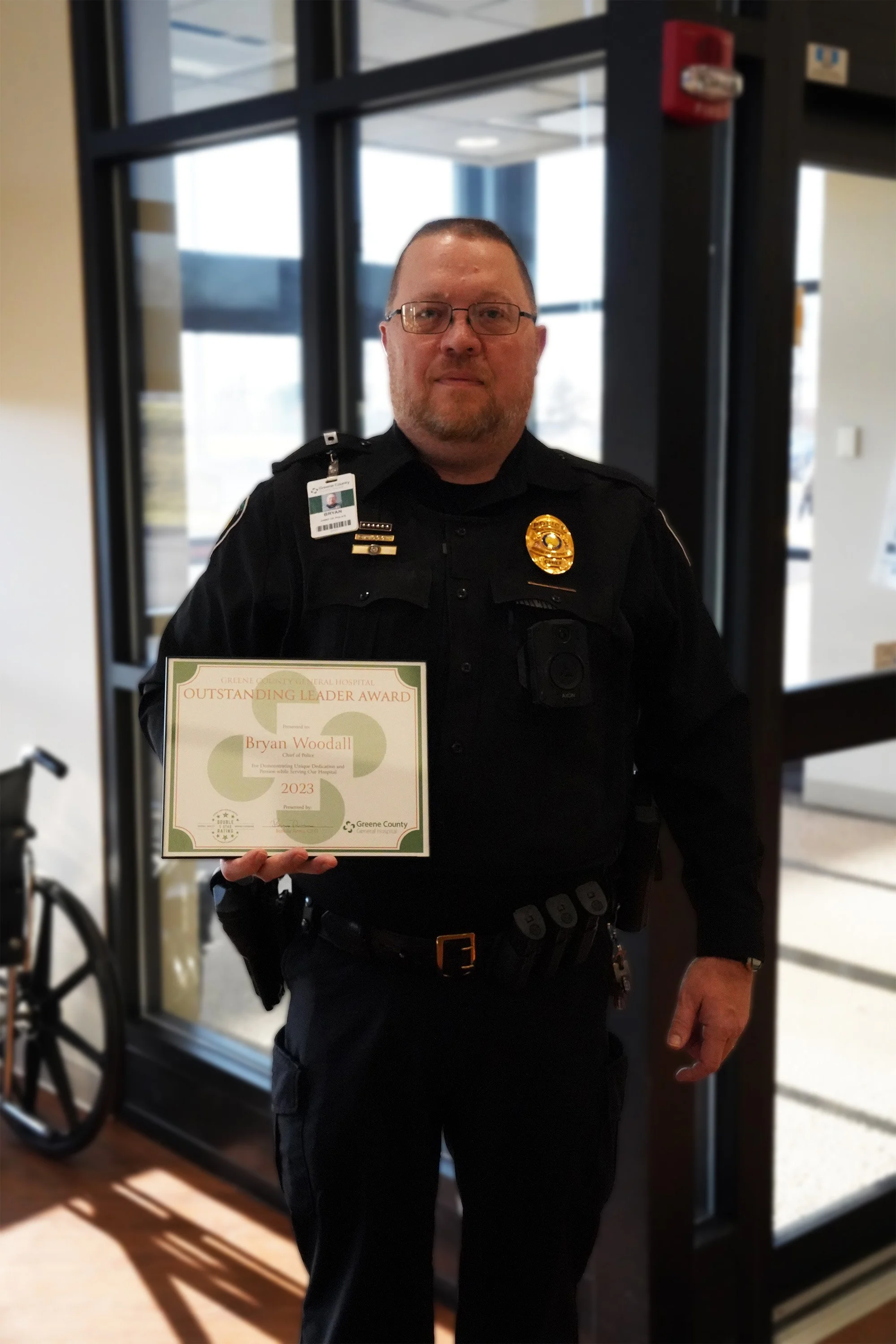 GCGH Police Chief named leader of the year