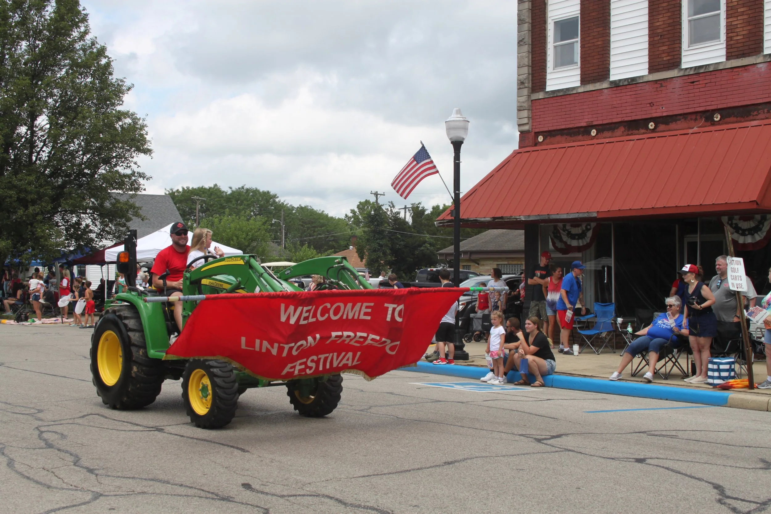 Scenes from the Linton Freedom Festival Parade