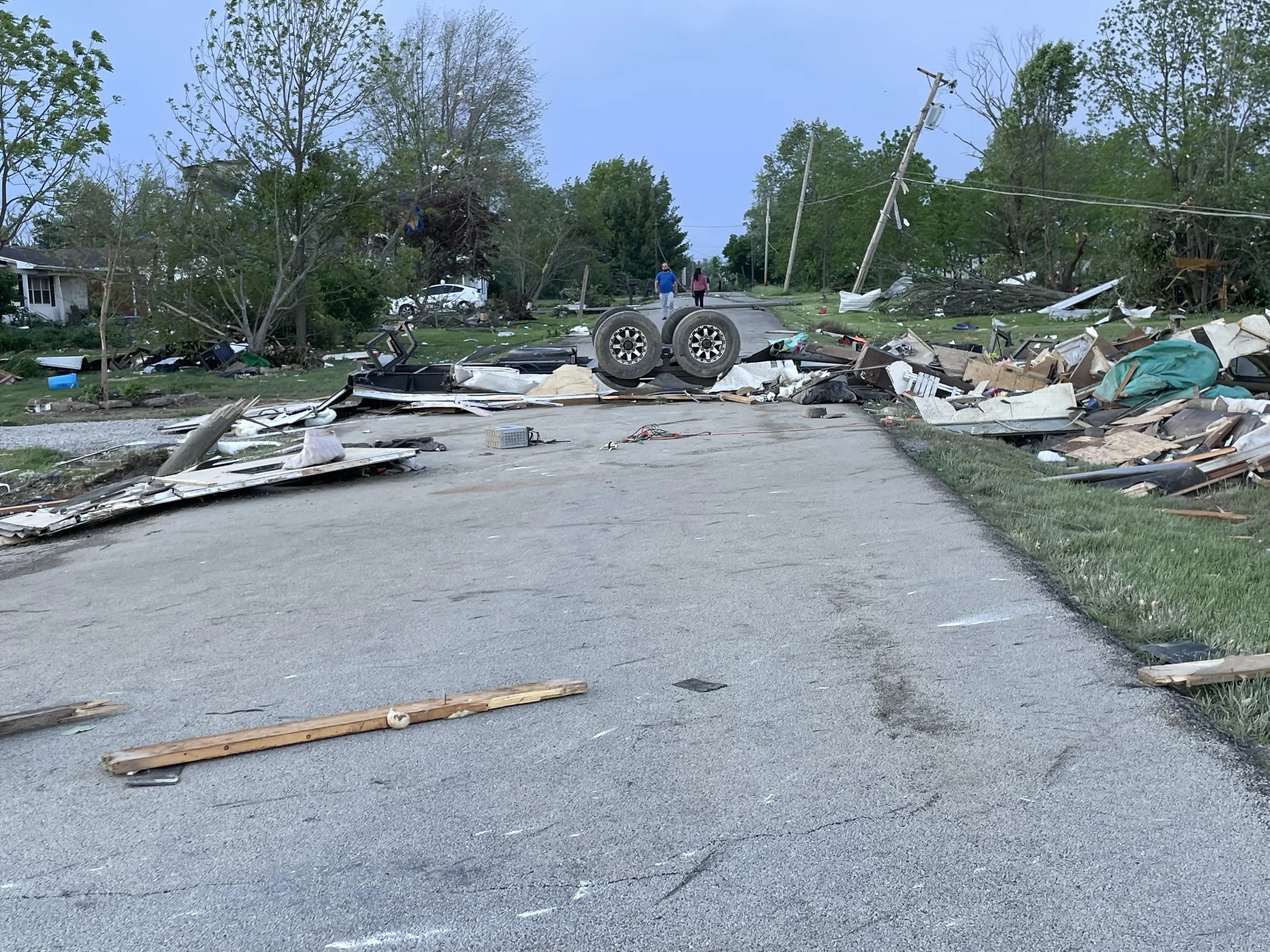 Sheriff's Department asks residents to stay off roads
