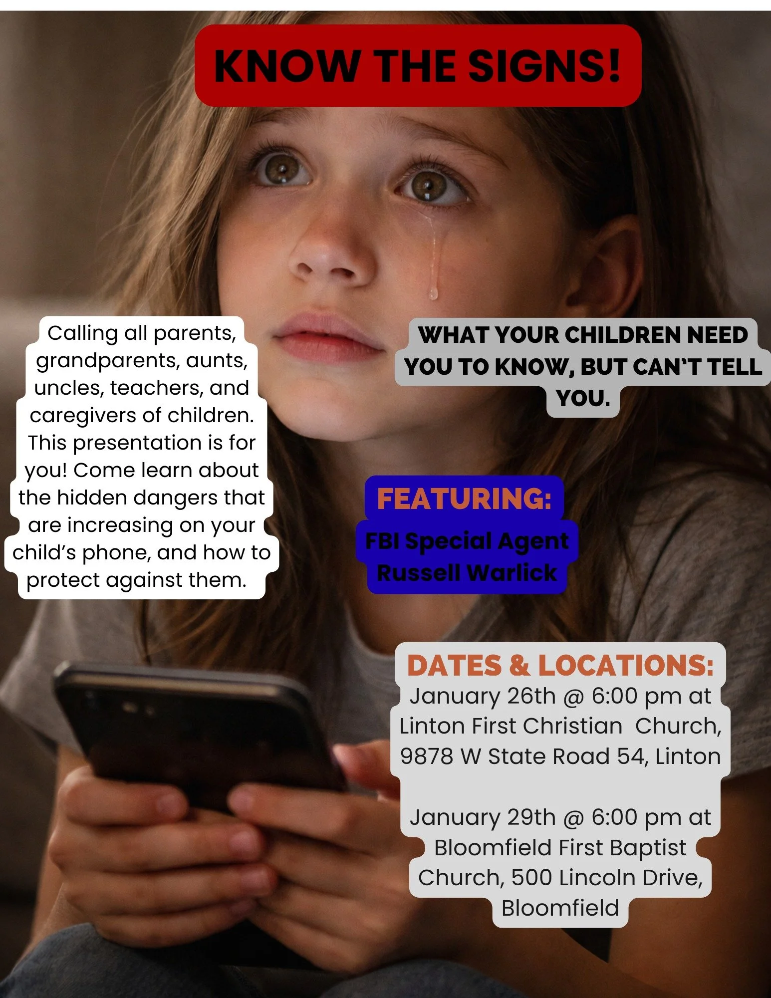 “Know the Signs” presentations aim to equip parents to protect children from online predators