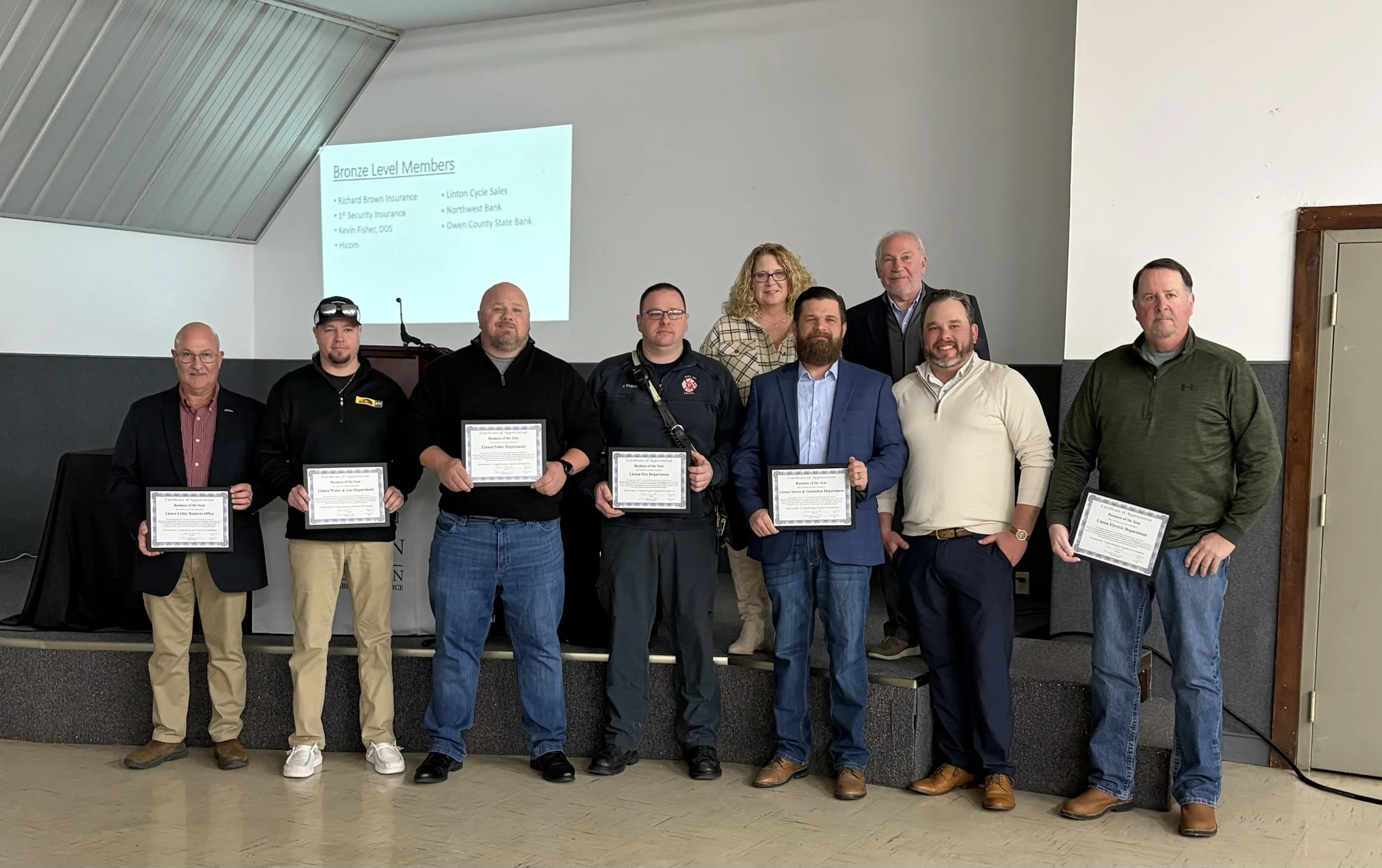 City of Linton named Chamber’s 2025 Business of the Year after challenging year