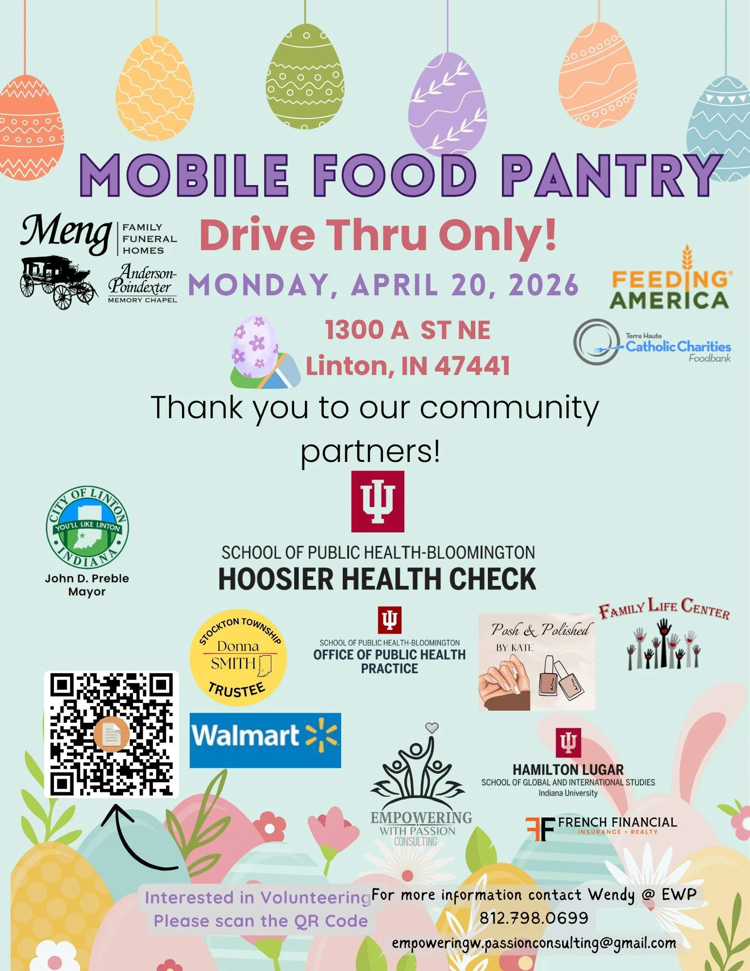 Mobile food pantry, free health screenings set for April 20 in Linton