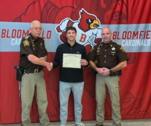 Bloomfield student awarded Indiana Sheriffs’ Association scholarship