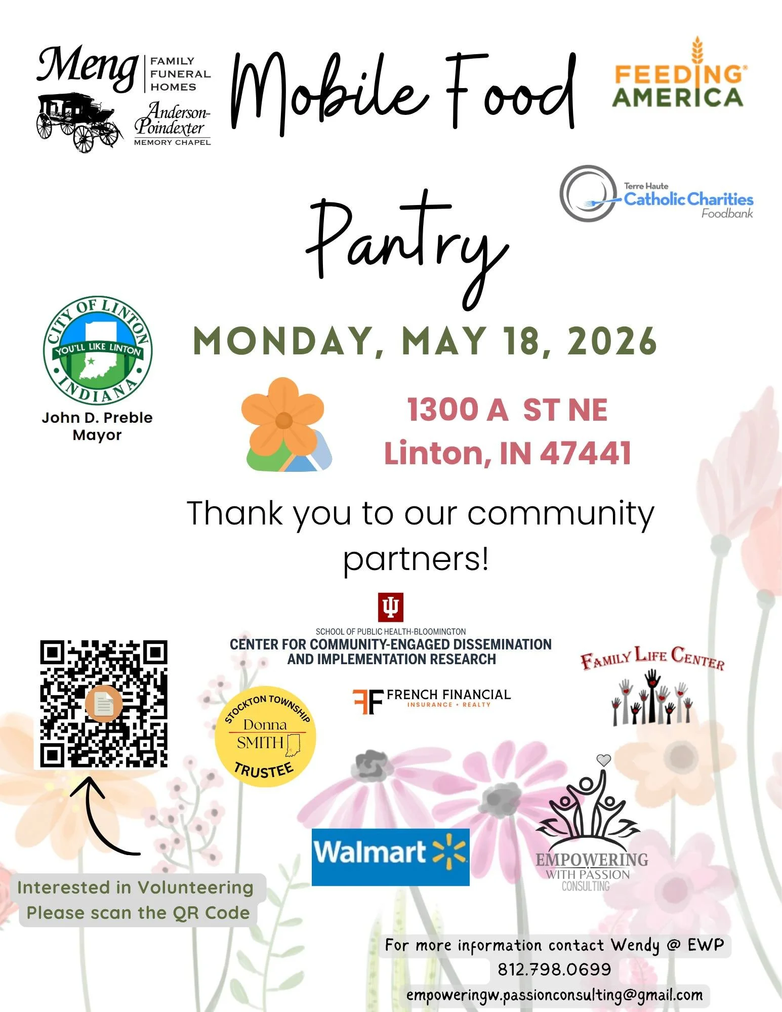 Mobile food pantry, free health screenings set for May 18 in Linton